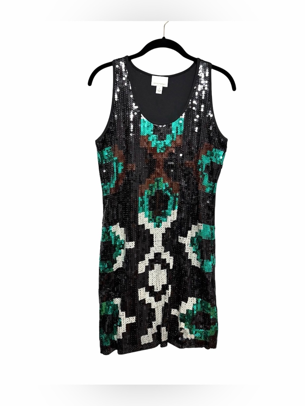Donna Morgan Sequin Sleeveless Mini Dress | Size 2